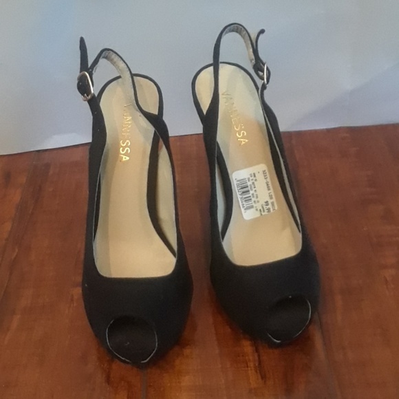 vannessa Shoes - Black High Heels size 7